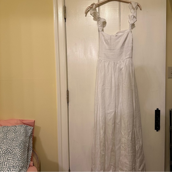 NWT Reformation Vecchio Linen Dress Size 4 - Picture 4 of 7